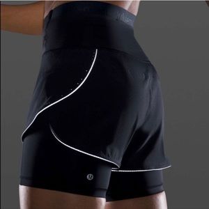 Lululemon fast and free 2 in 1 shorts
